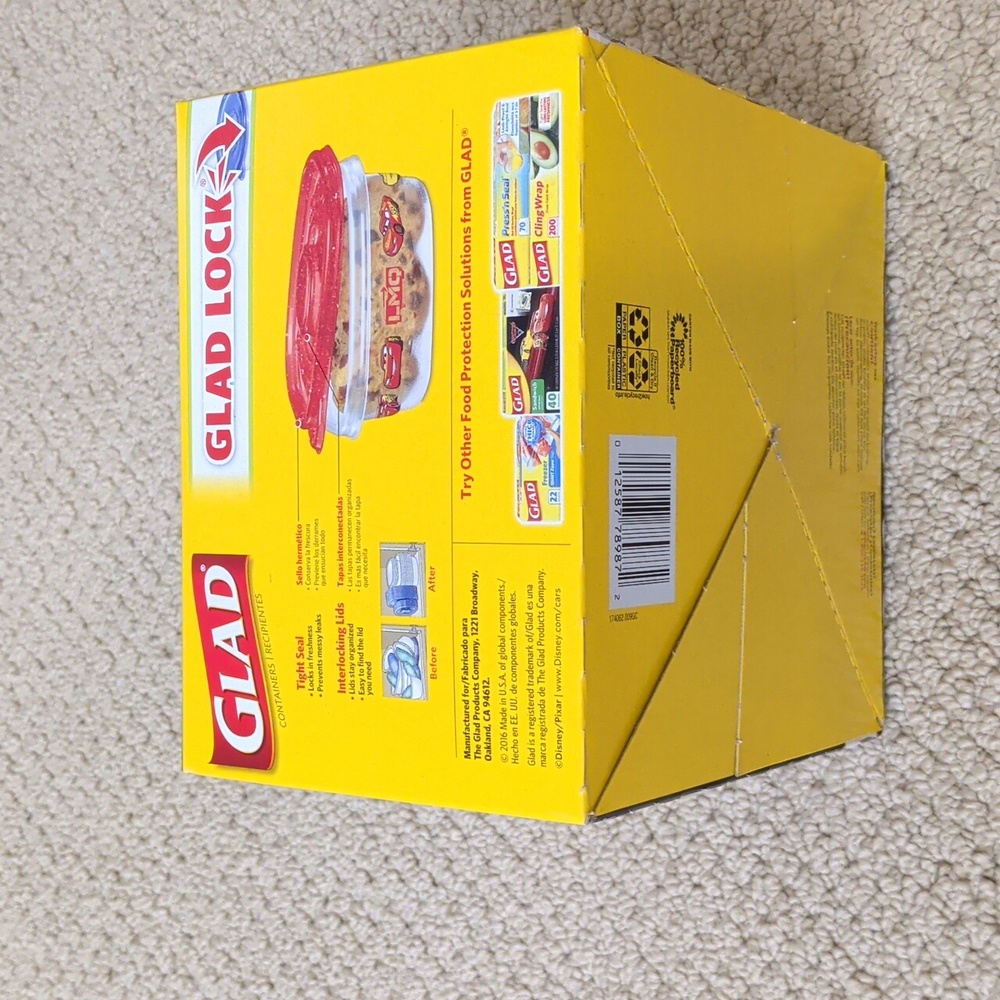 Glad Cars Food Storage Containers with Lids - Picture 5 of 7